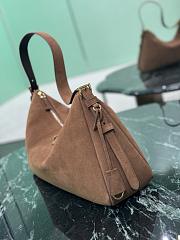 Prada Medium Aimée Suede shoulder bag-39x24x11.5cm - 3