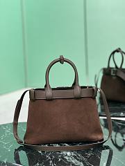 Prada Buckle Suede Bag With Belt-32*23*11CM - 5