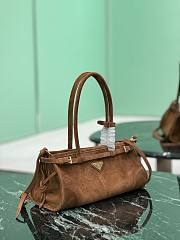Prada Medium Suede Leather Bag-32*15.5*12CM - 2