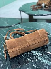 Prada Medium Suede Leather Bag-32*15.5*12CM - 3