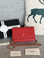 Chanel Woc Chain Bag Red-19x12x3cm - 1