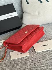 Chanel Woc Chain Bag Red-19x12x3cm - 5