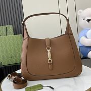 Gucci Jackie 1961 large shoulder bag Brown-35x32x5.5cm - 1