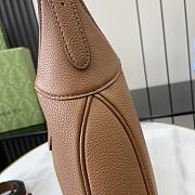 Gucci Jackie 1961 large shoulder bag Brown-35x32x5.5cm - 3