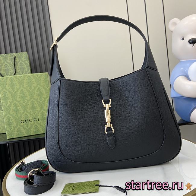 Gucci Jackie 1961 Large shoulder bag Black-35x32x5.5cm - 1