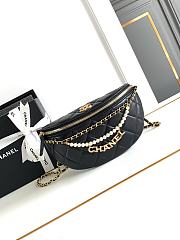 Chanel Waist Bag Black-17x24 X 11cm - 1