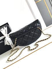 Chanel Waist Bag Black-17x24 X 11cm - 4