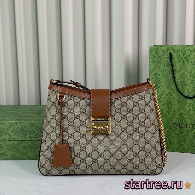 Gucci Padlock GG Medium Shoulder Brown Bag-32.5cm - 1