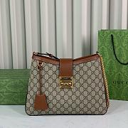Gucci Padlock GG Medium Shoulder Brown Bag-32.5cm - 1