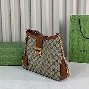 Gucci Padlock GG Medium Shoulder Brown Bag-32.5cm - 6