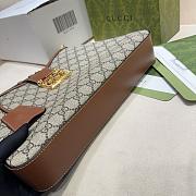 Gucci Padlock GG Medium Shoulder Brown Bag-32.5cm - 3