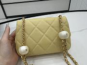 Chanel 24S Classic Flap Bag Yellow-11.5*17*5cm - 2