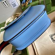 Gucci Bamboo Small Handbag Blue 675797-21cm - 5