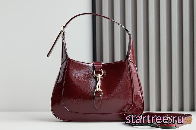 Gucci Jackie Small Shoulder Bag Red - 636709 - 28x19x4.5cm - 1