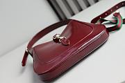 Gucci Jackie Small Shoulder Bag Red - 636709 - 28x19x4.5cm - 4