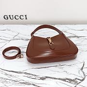 Gucci Jackie Small Shoulder Bag Brown - 636709 - 28x19x4.5cm - 6