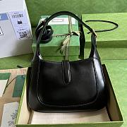 Gucci Jackie Small Shoulder Bag Black- 636709 - 28x19x4.5cm - 4