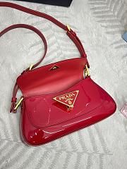 Prada Patent leather shoulder bag Red-22.5cm - 6