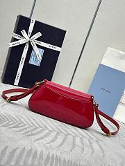 Prada Patent leather shoulder bag Red-22.5cm - 4