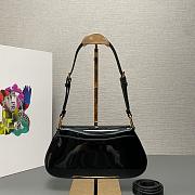 Prada Patent leather shoulder bag Black-22.5cm - 5