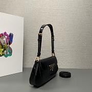 Prada Patent leather shoulder bag Black-22.5cm - 3
