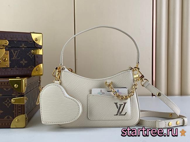 Louis Vuitton Marellini M22941 White-19*13.5*6.5cm - 1