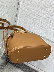 Dior Medium C'est Bag Golden Saddle CD-Embossed Calfskin-24cm - 4