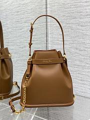 Dior Medium C'est Bag Golden Saddle CD-Embossed Calfskin-24cm - 2