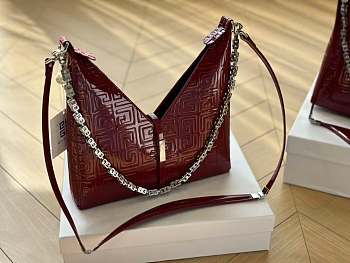 GIVENCHY | Small Cut Out Bag In Wine - BB50GT - 27x27x6cm