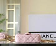 Chanel Mini Flap Bag With Top Handle AS4847 Pink - 12 × 19 × 6 cm - 6