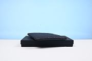 Classic Zipped Pouch Grained shiny calfskin & gold-tone metal black-28*20*1CM - 2