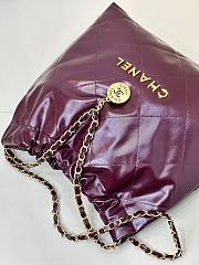 Chanel 22 Small Shoulder bag Burgundy-35x37x7cm - 3