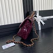 Chanel Mini Flap Bag with Top Handle-25cm - 4