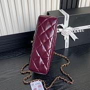 Chanel Mini Flap Bag with Top Handle-25cm - 3
