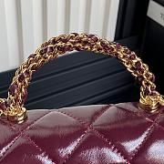 Chanel Mini Flap Bag with Top Handle-25cm - 2