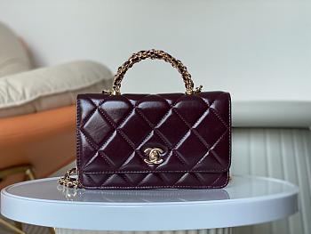 Chanel 24B Woc In Shiny Leather-19cm