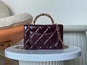 Chanel 24B Woc In Shiny Leather-19cm - 4