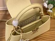 Louis Vuitton Capucines East-West MM Yellow 33cm - 3
