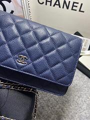 Chanel | Woc Wallet On Chain Navy Blue - 19cm - 2
