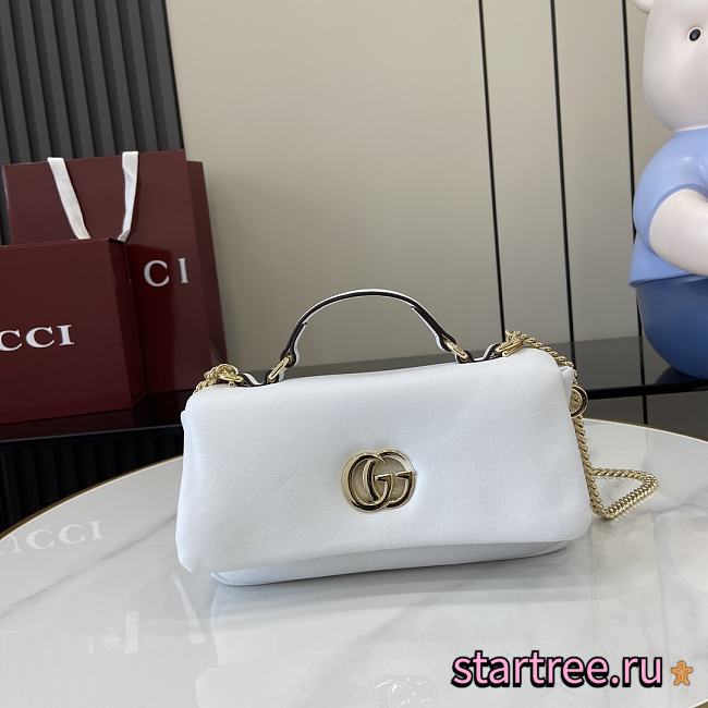 GUCCI GG Milano small top handle bag White-26cm x 14cm x 6cm - 1