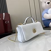 GUCCI GG Milano small top handle bag White-26cm x 14cm x 6cm - 2