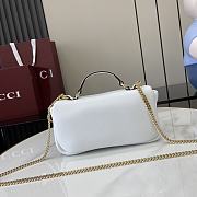 GUCCI GG Milano small top handle bag White-26cm x 14cm x 6cm - 4