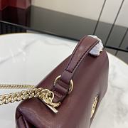GUCCI GG Milano small top handle bag Burgundy-26cm x 14cm x 6cm - 3