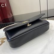 GUCCI GG Milano small top handle bag Black-26cm x 14cm x 6cm - 3