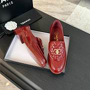 Chanel Loafers Red - 4
