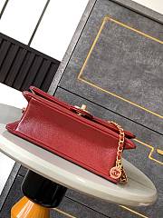 Chanel Small Flap Bag Grained Shiny Calfskin & Gold-Tone Metal -22x13x7cm - 5