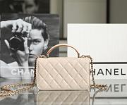 Chanel 23P WOC Lambskin Light Gold Hardware-17cm - 3