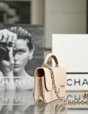 Chanel 23P WOC Lambskin Light Gold Hardware-17cm - 2
