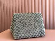Gucci Totissima Medium tote bag Beige and ebony Original GG canvas - 4