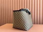Gucci Totissima Medium tote bag Beige and ebony Original GG canvas - 3